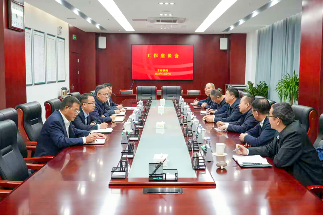 大唐甘肅公司黨委書記王建偉與國網(wǎng)隴南電力公司總經(jīng)理、黨委副書記王建眾會談