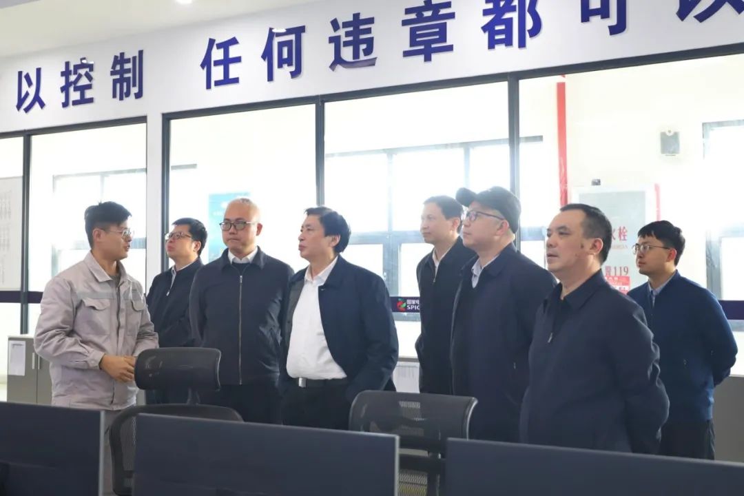 中國工程院院士謝和平調(diào)研前詹風(fēng)電、前詹港電